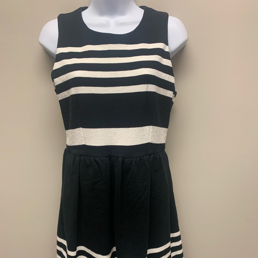 J.Crew Striped Daybreak Dress Fit Flare Sleeveless